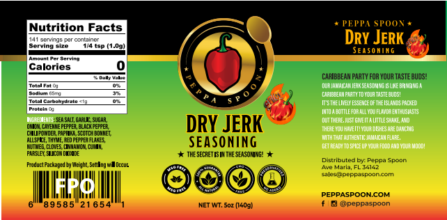 Dry Jerk Seasoning (Spicy)