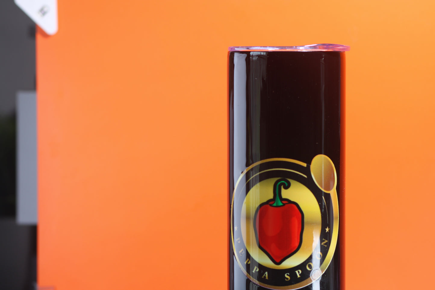 20 oz Skinny black tumbler