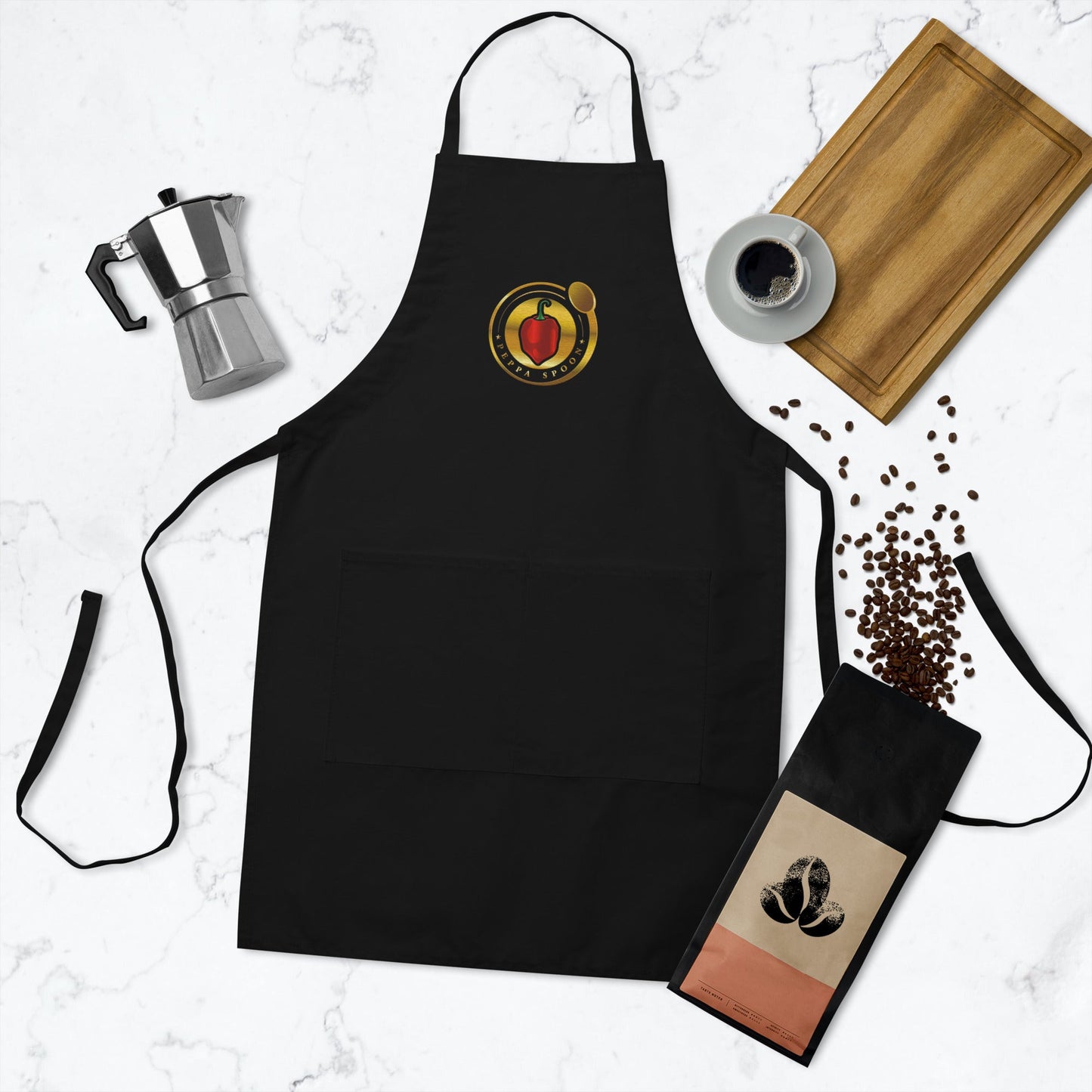 Peppa Spoon Black Apron