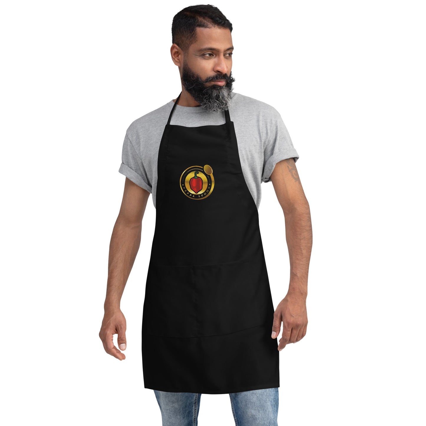 Peppa Spoon Black Apron