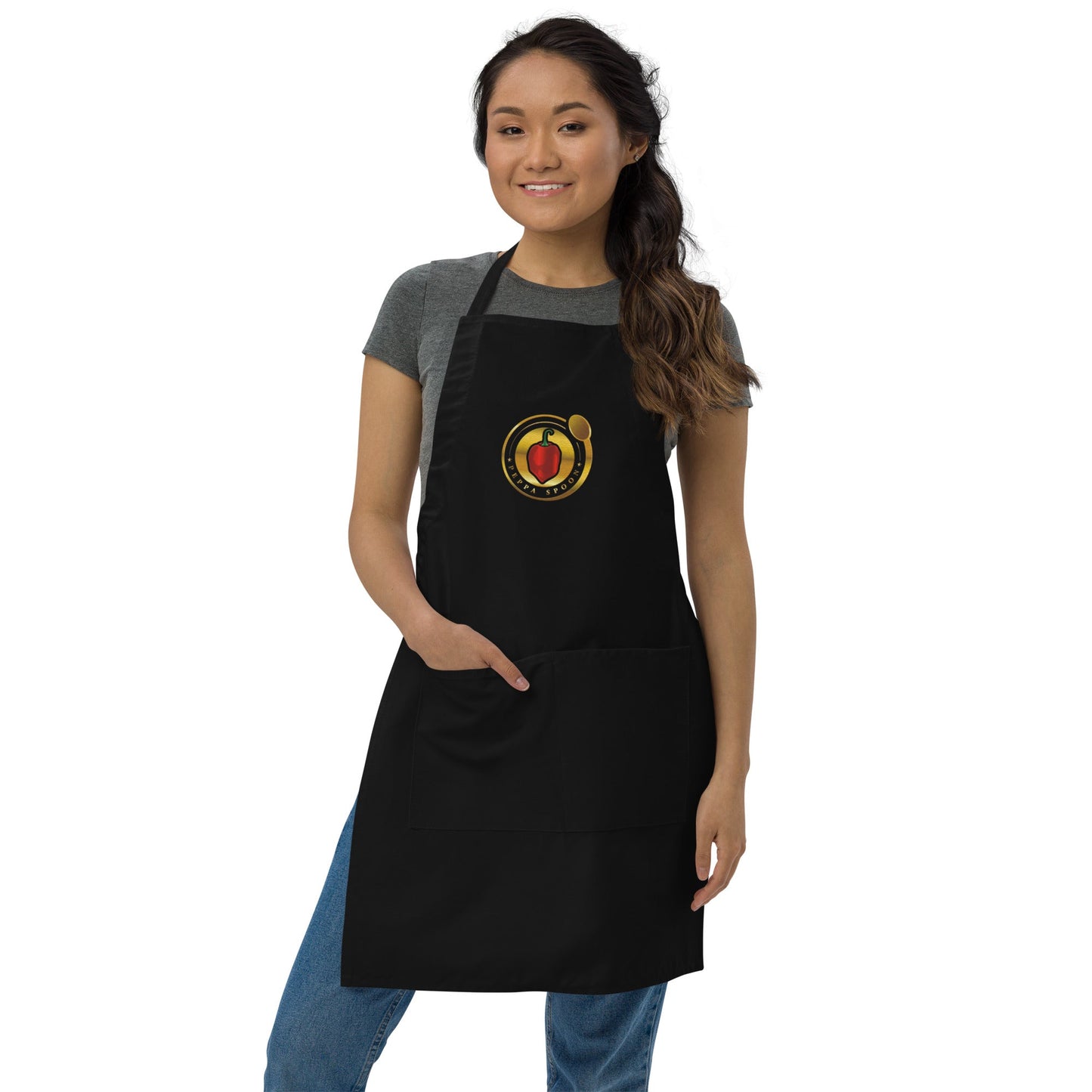 Peppa Spoon Black Apron
