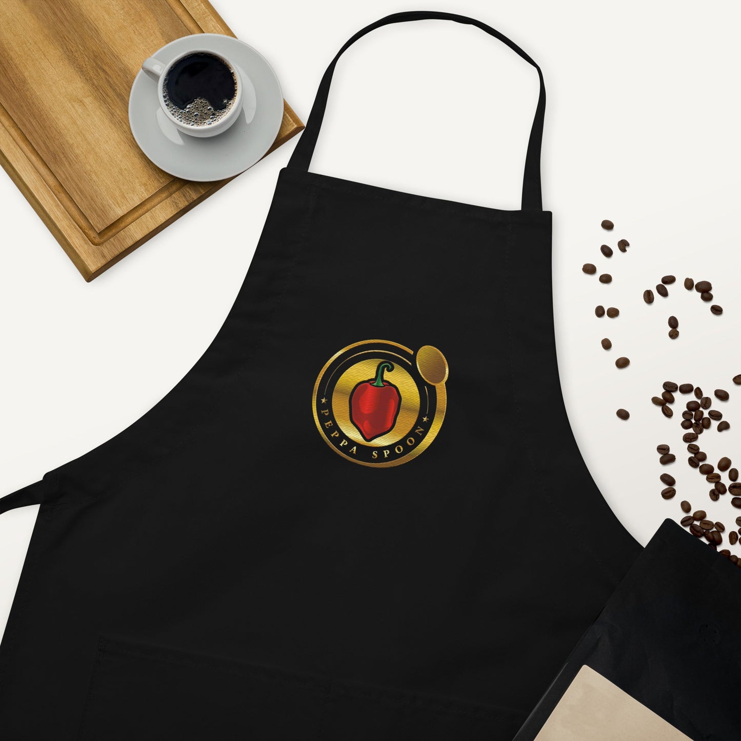Peppa Spoon Black Apron