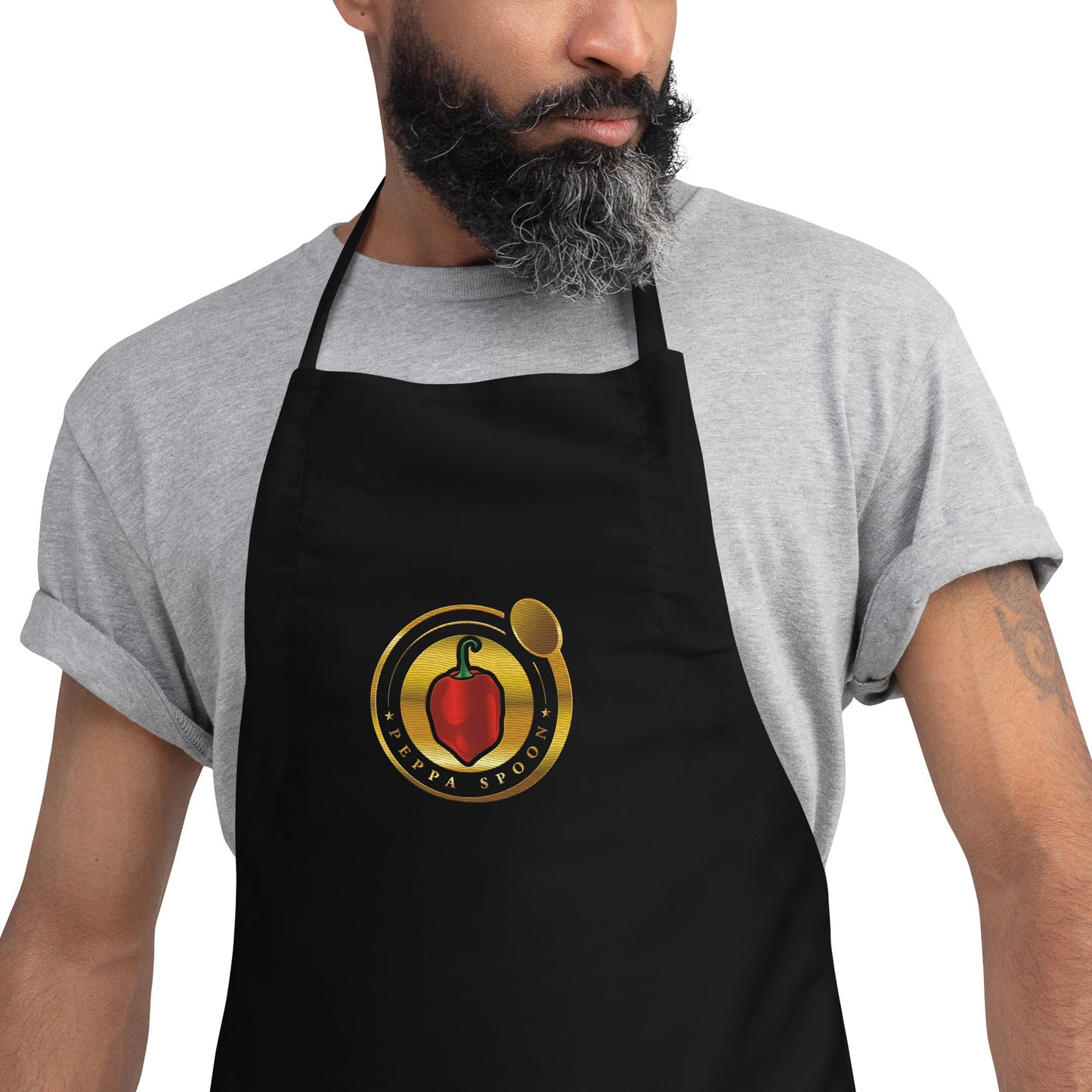 Peppa Spoon Black Apron