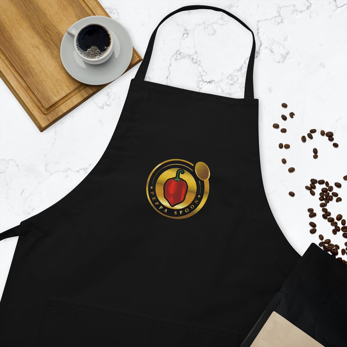 Peppa Spoon Black Apron