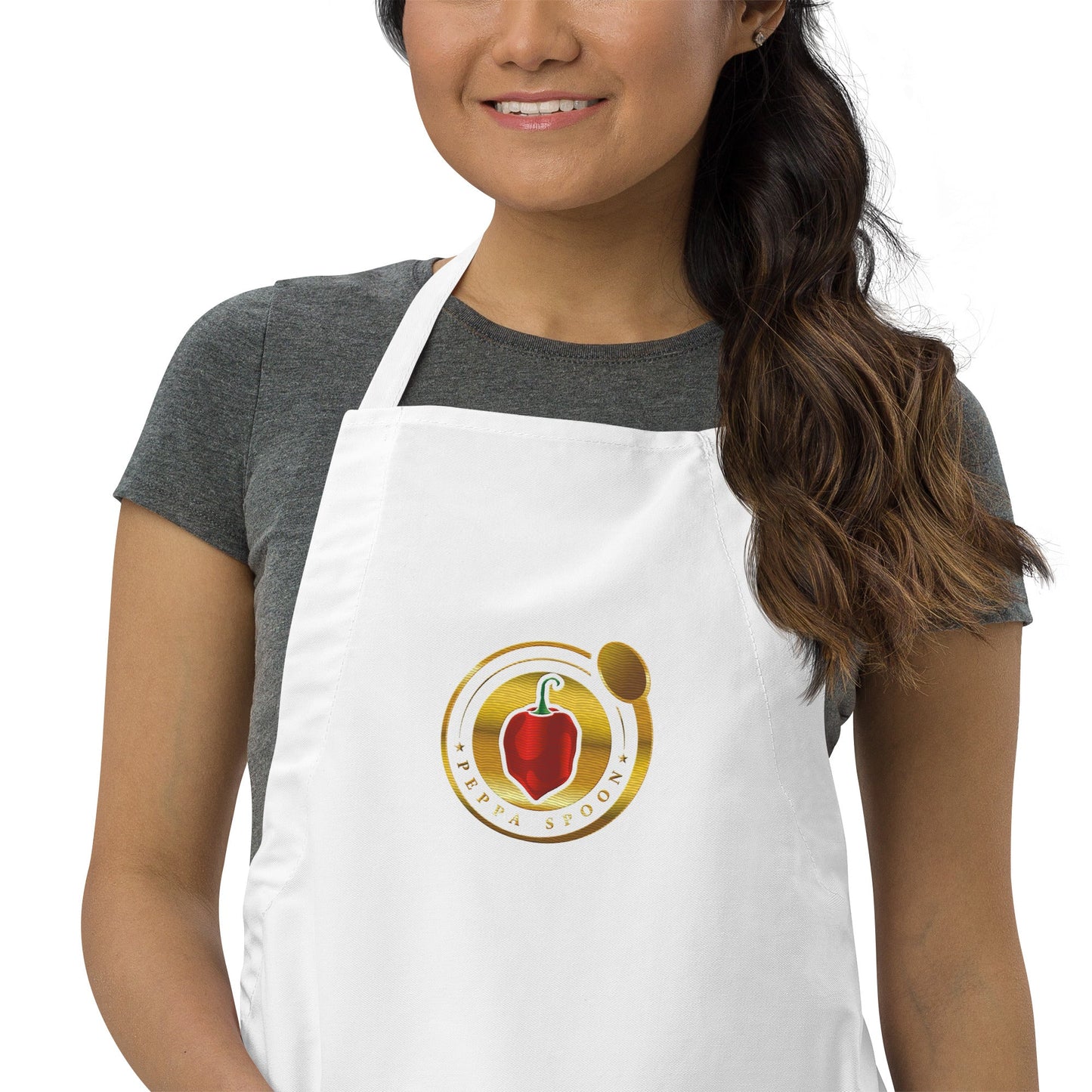 Peppa Spoon White Apron