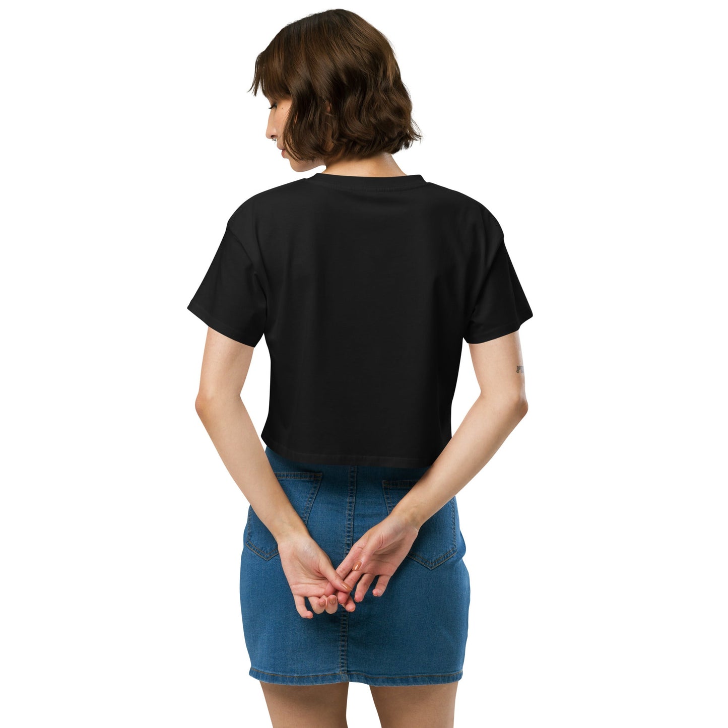 Women's Crop Top in Black